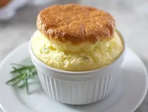 souffl di brie al formaggio di capra