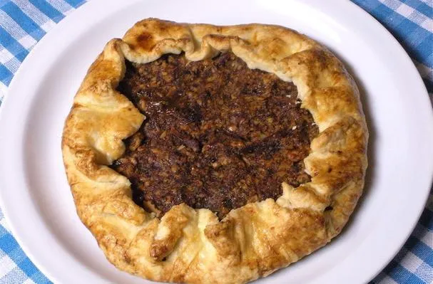 Galette con datteri e noci