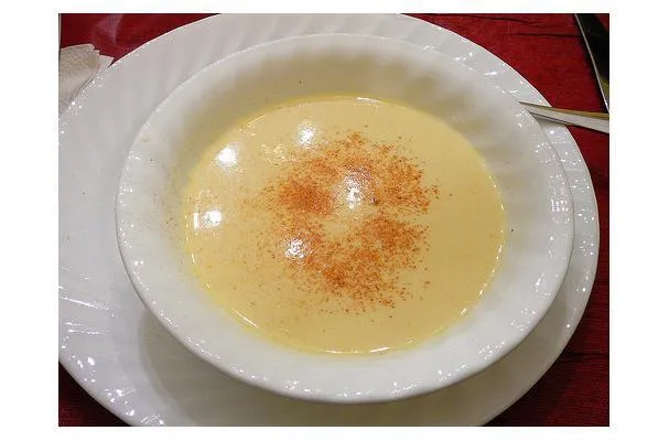 Aglio pestato e bollito nel latte