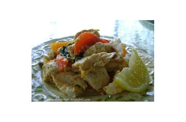 Insalata di pollo alla salvia e al basilico grigliati!