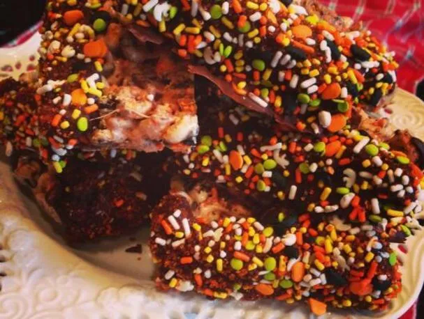 Barrette di cereali di Halloween