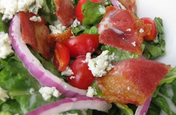 Vinaigrette all'acero e pancetta