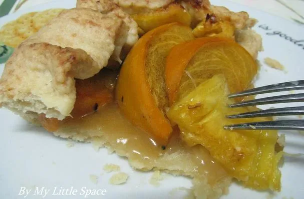 Galette all'ananas e cachi