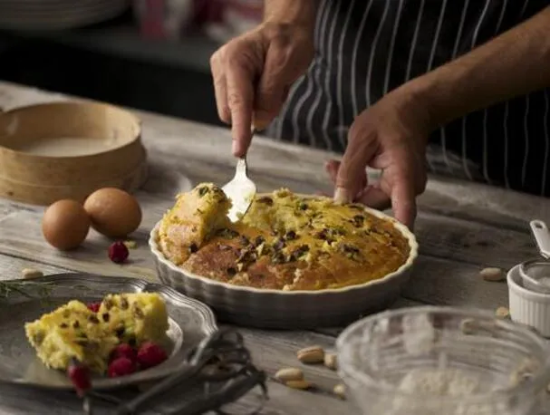 Torta al pistacchio con cocco