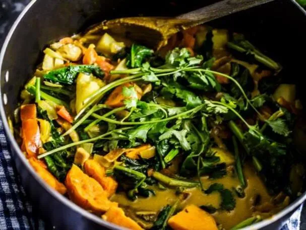 Patate e curry al cocco