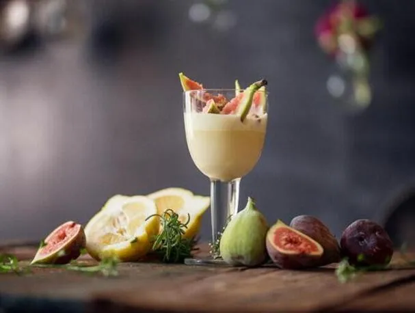 Sabayon con Prosecco e Fichi