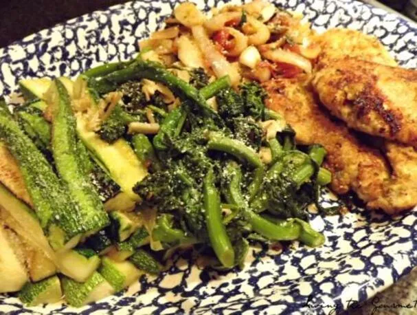 Pollo saltato con deliziose verdure
