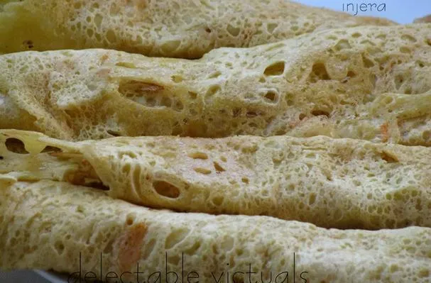 Yeshimbra Injera: Injera di farina di ceci