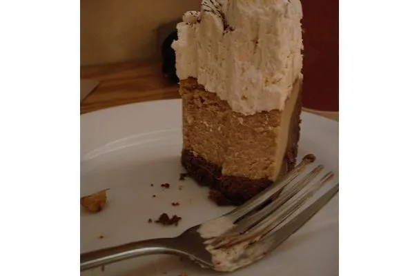 Torta al formaggio al cappuccino